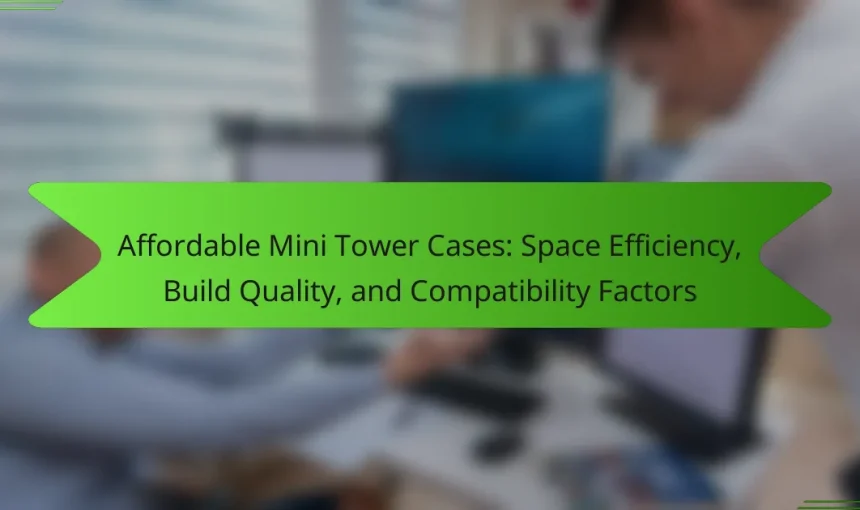 Affordable Mini Tower Cases: Space Efficiency, Build Quality, and Compatibility Factors