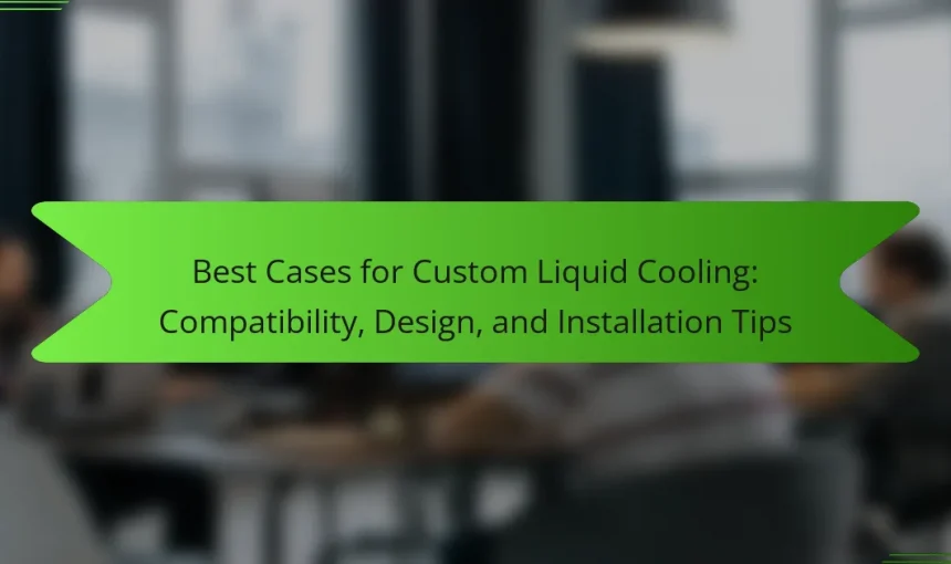 Best Cases for Custom Liquid Cooling: Compatibility, Design, and Installation Tips