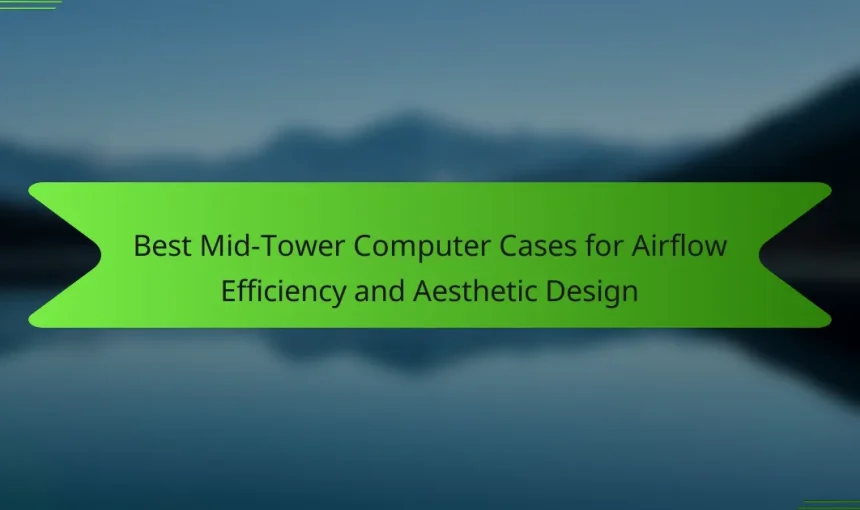 Best Mid-Tower Computer Cases for Airflow Efficiency and Aesthetic Design