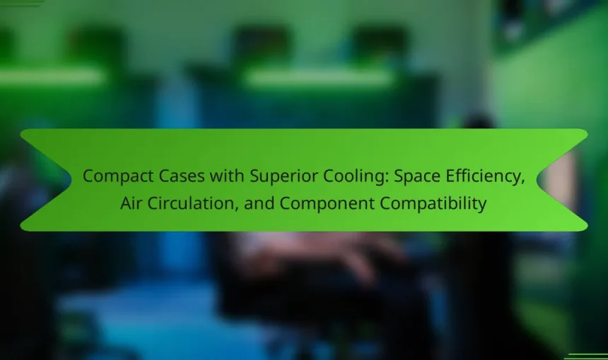 Compact Cases with Superior Cooling: Space Efficiency, Air Circulation, and Component Compatibility
