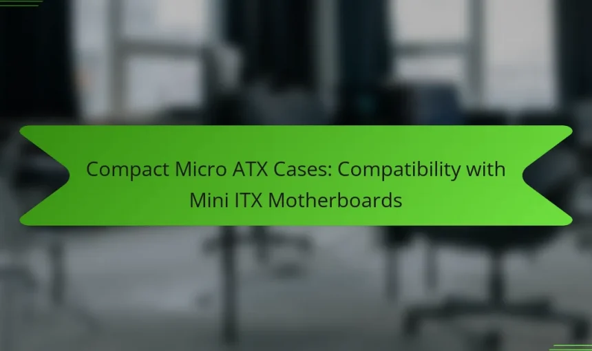 Compact Micro ATX Cases: Compatibility with Mini ITX Motherboards