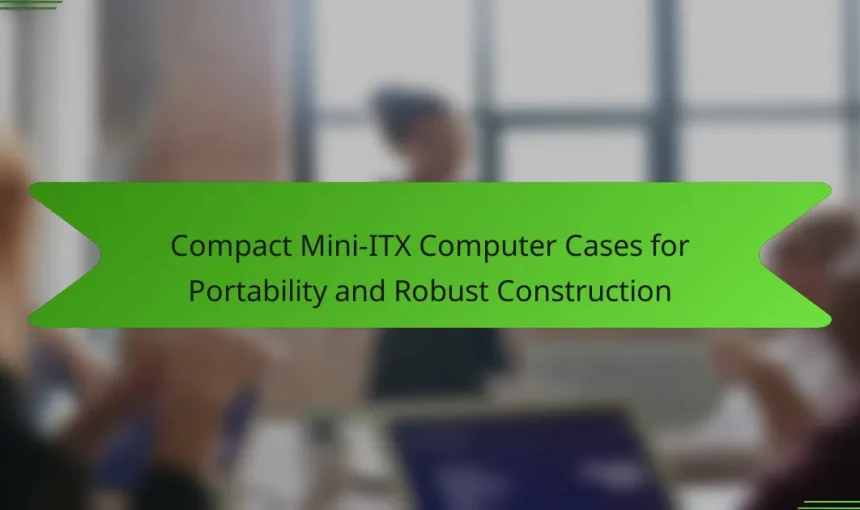 Compact Mini-ITX Computer Cases for Portability and Robust Construction