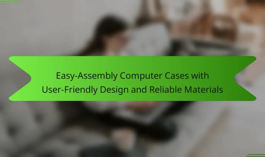 Easy-Assembly Computer Cases with User-Friendly Design and Reliable Materials