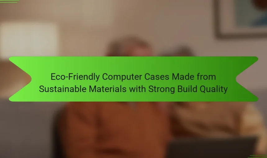 Eco-Friendly Computer Cases Made from Sustainable Materials with Strong Build Quality