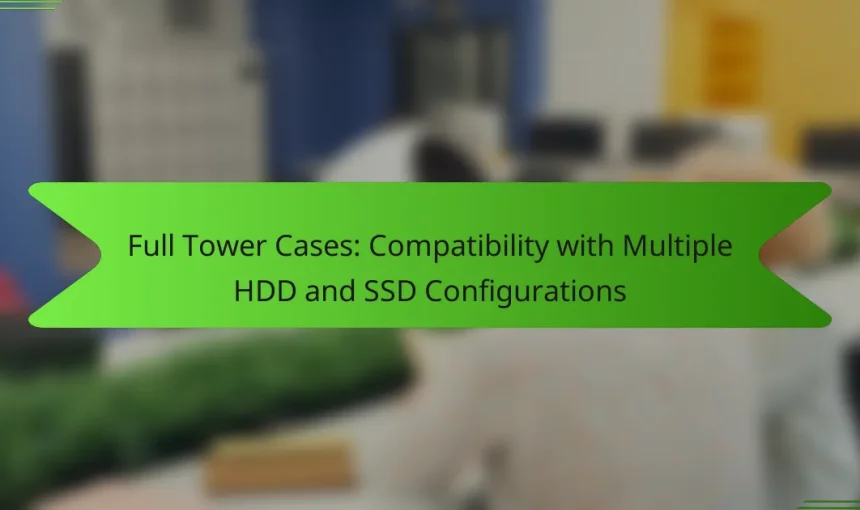 Full Tower Cases: Compatibility with Multiple HDD and SSD Configurations