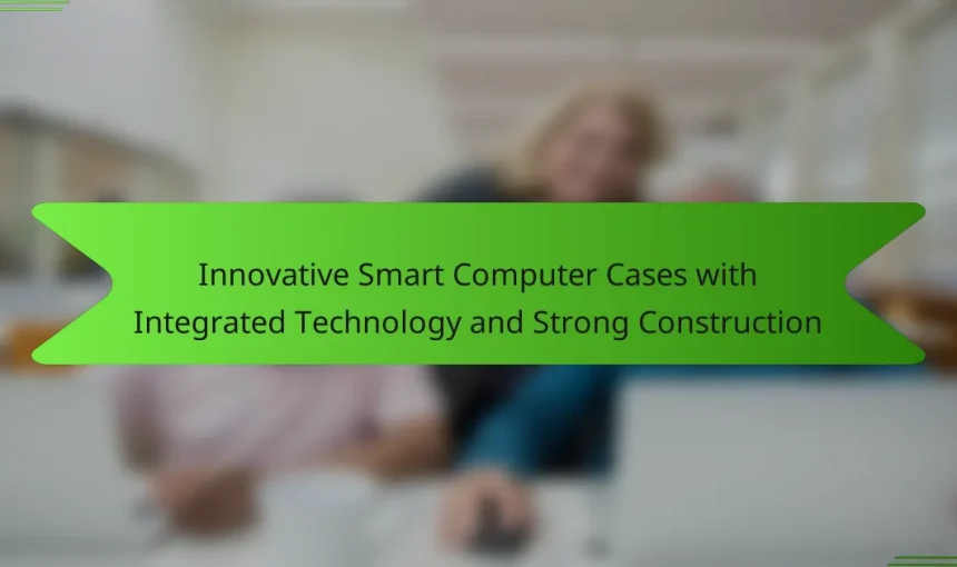 Innovative Smart Computer Cases with Integrated Technology and Strong Construction