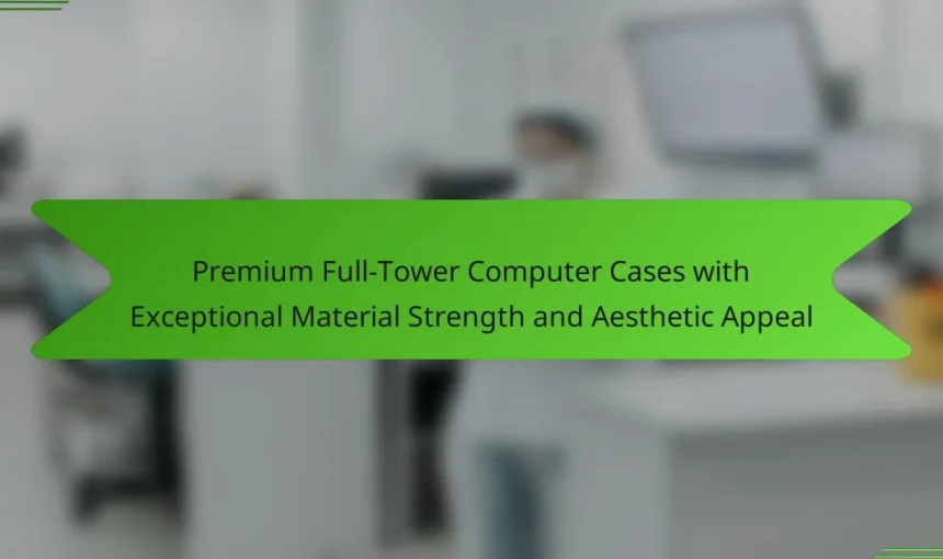 Premium Full-Tower Computer Cases with Exceptional Material Strength and Aesthetic Appeal