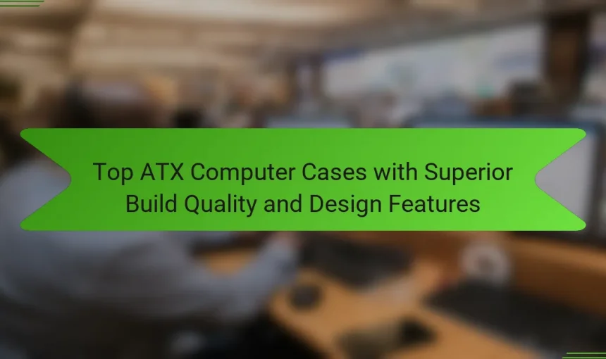Top ATX Computer Cases with Superior Build Quality and Design Features