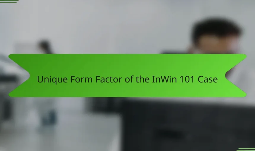 Unique Form Factor of the InWin 101 Case