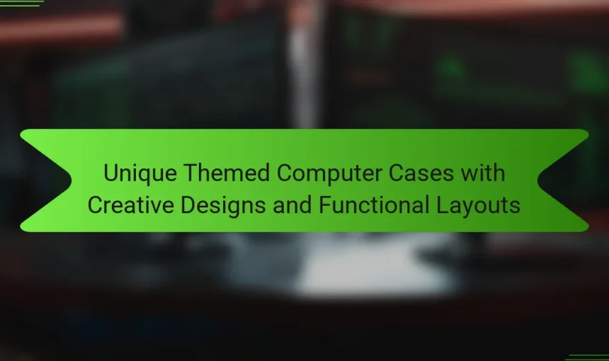 Unique Themed Computer Cases with Creative Designs and Functional Layouts